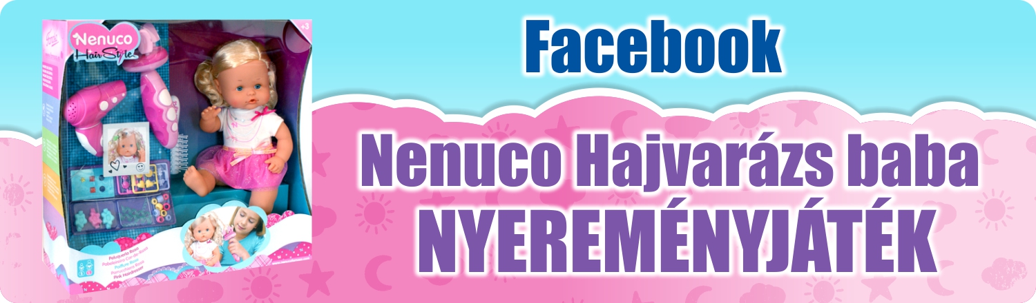 Nenuco Hajvarázs baba - facebook nyereményjáték eredményhírdetés