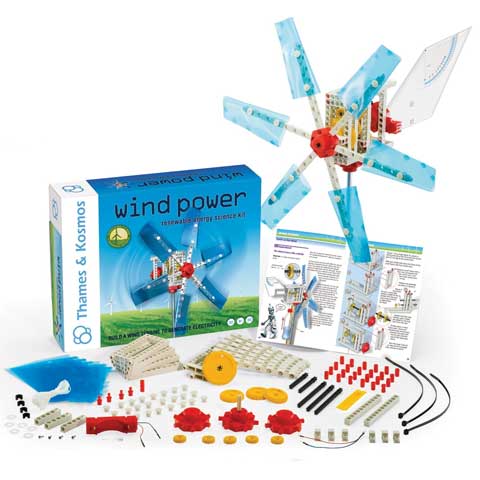 Tudományos játékok - Megépíthető, működő szélerőmű
