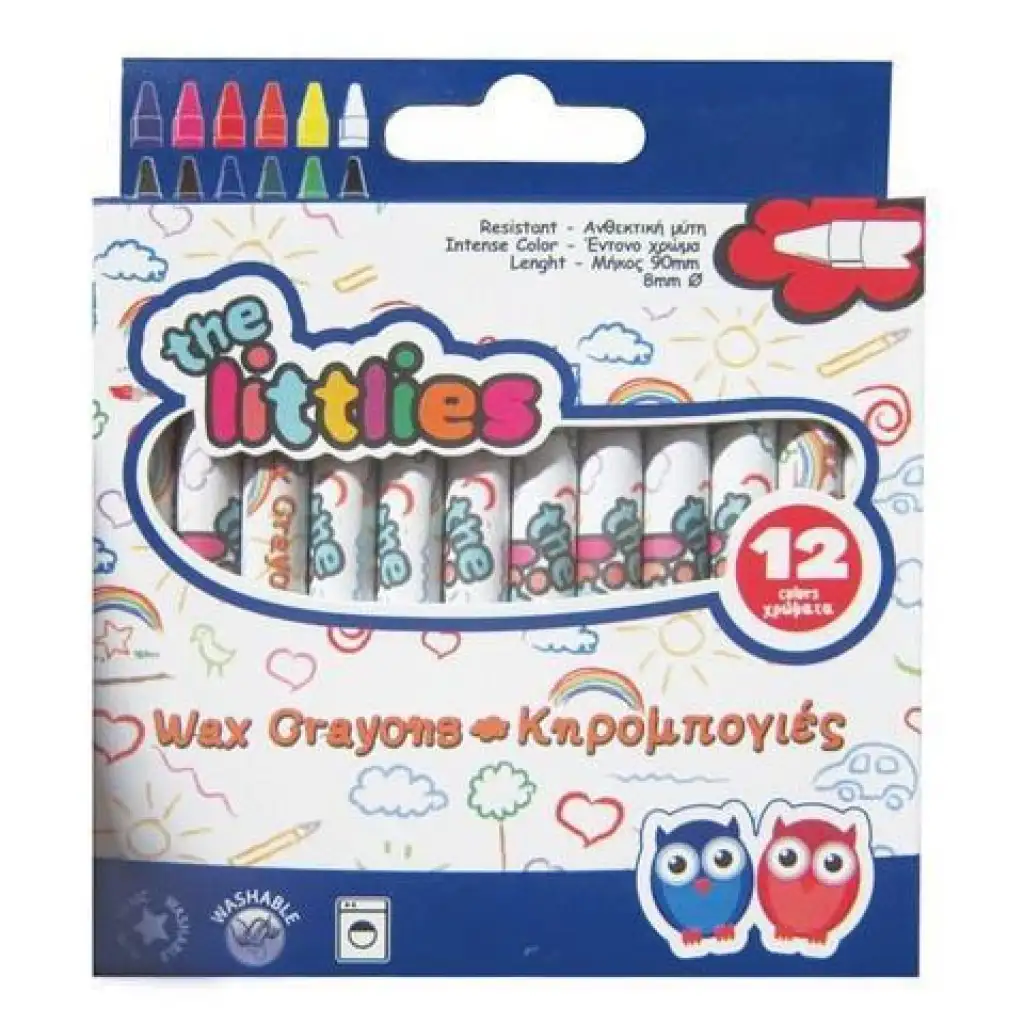 Színes zsírkréta készlet 12 db-os