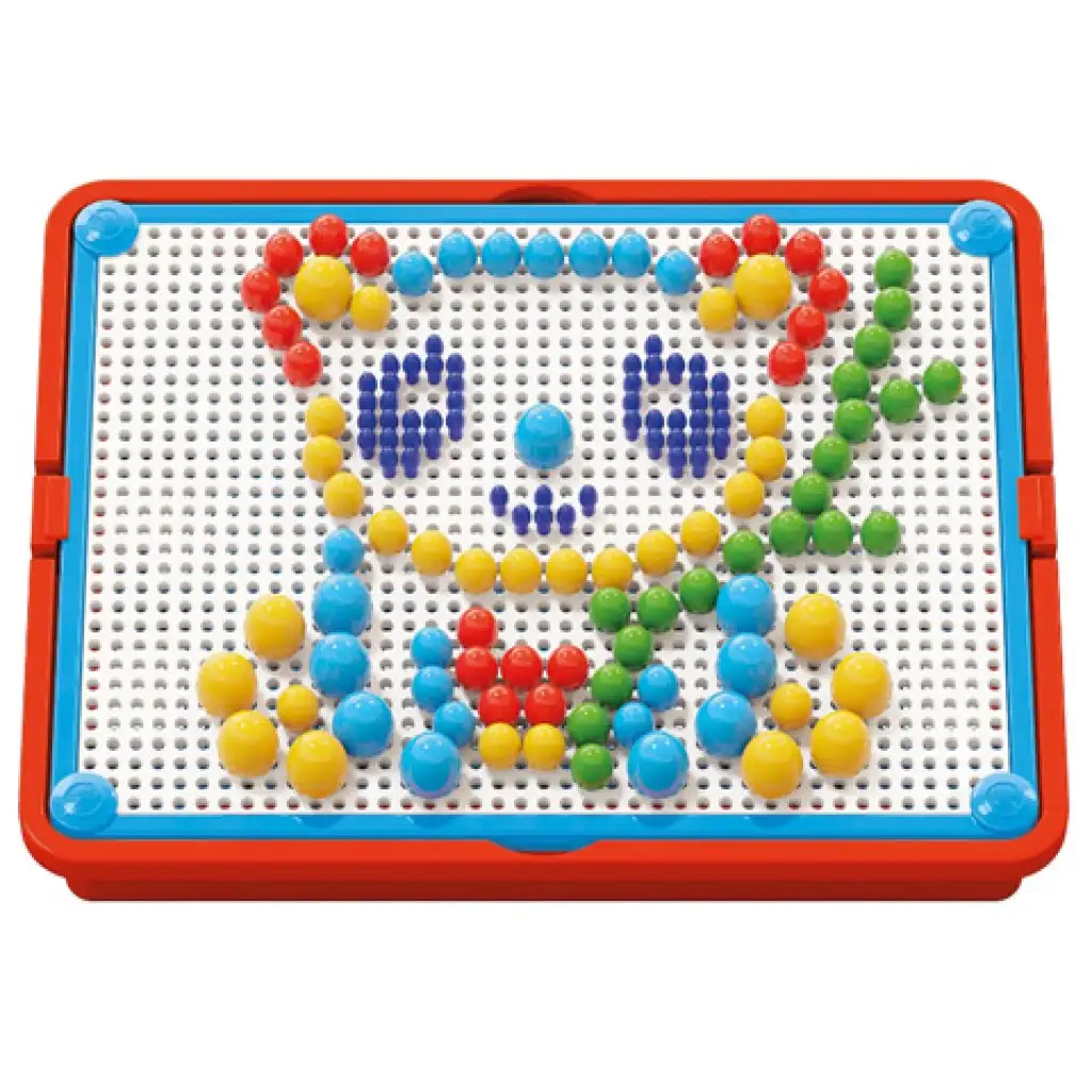 Quercetti: Színes pötyi készlet állatos 150db-os kép 4