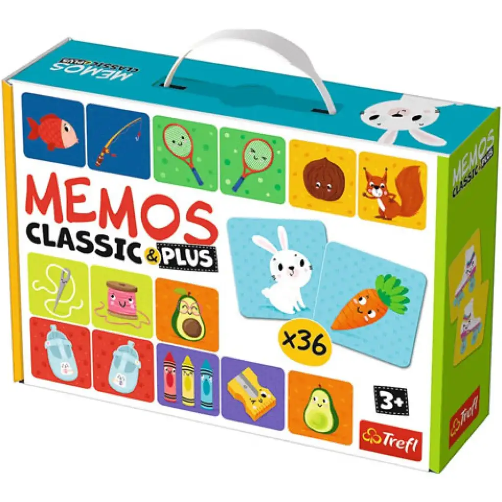 Különleges párok Classic & Plus memória játék 36db-os - Trefl