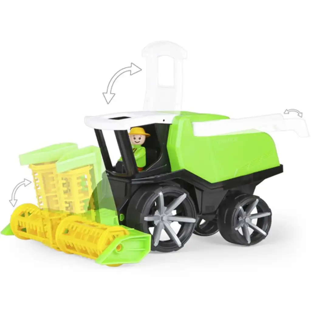 LENA: Truxx 2 zöld kombájn 35cm kép 4