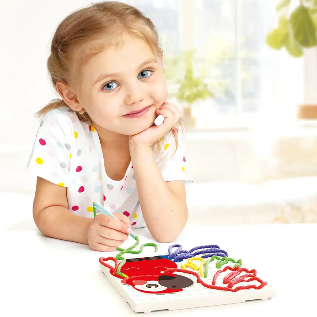 Quercetti: FantaFilo - Állatkert fűzőcske kreatív játék kép 4