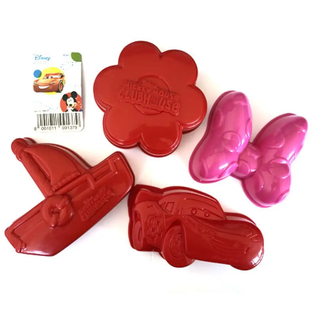 Disney Verdák és Minnie egér homokozó formaszett 4db-os kép 3