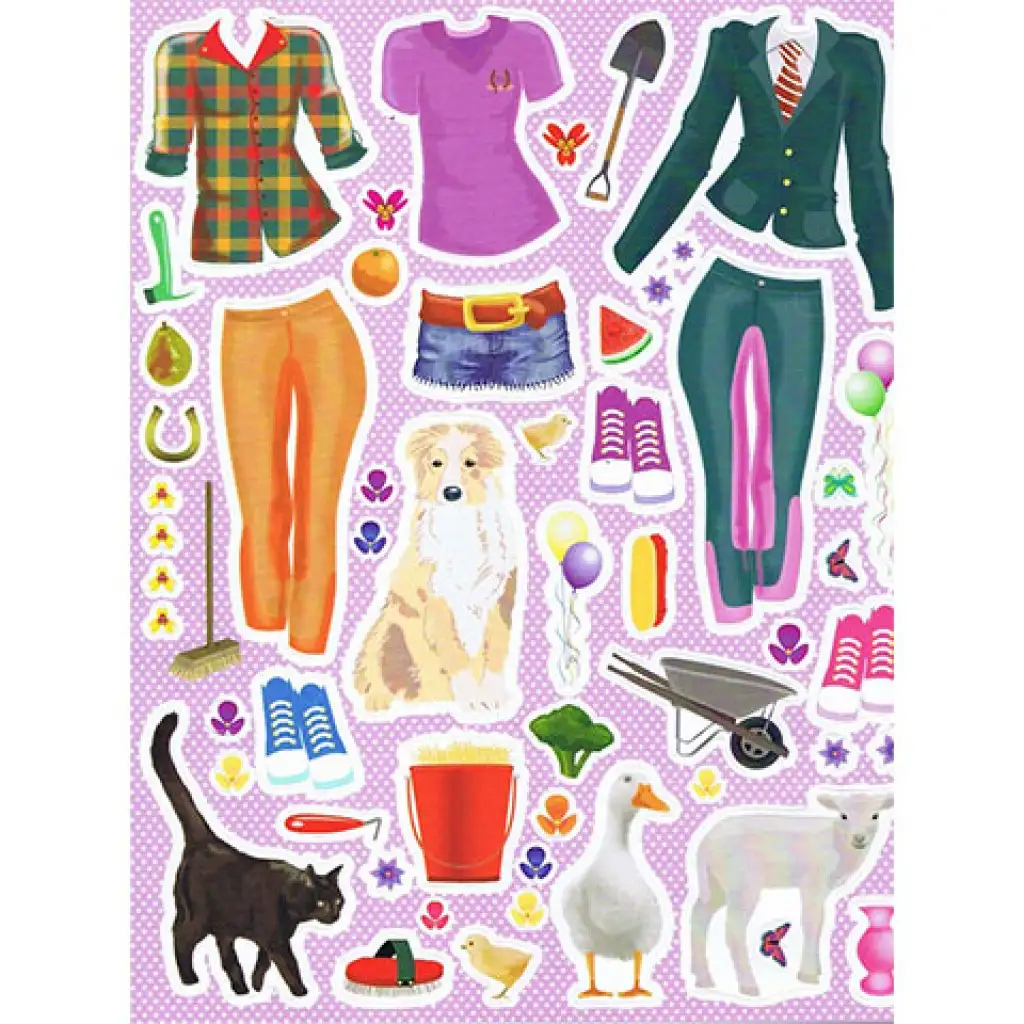 1000 ló matricája 2. - Holdfény matricás album kép 3