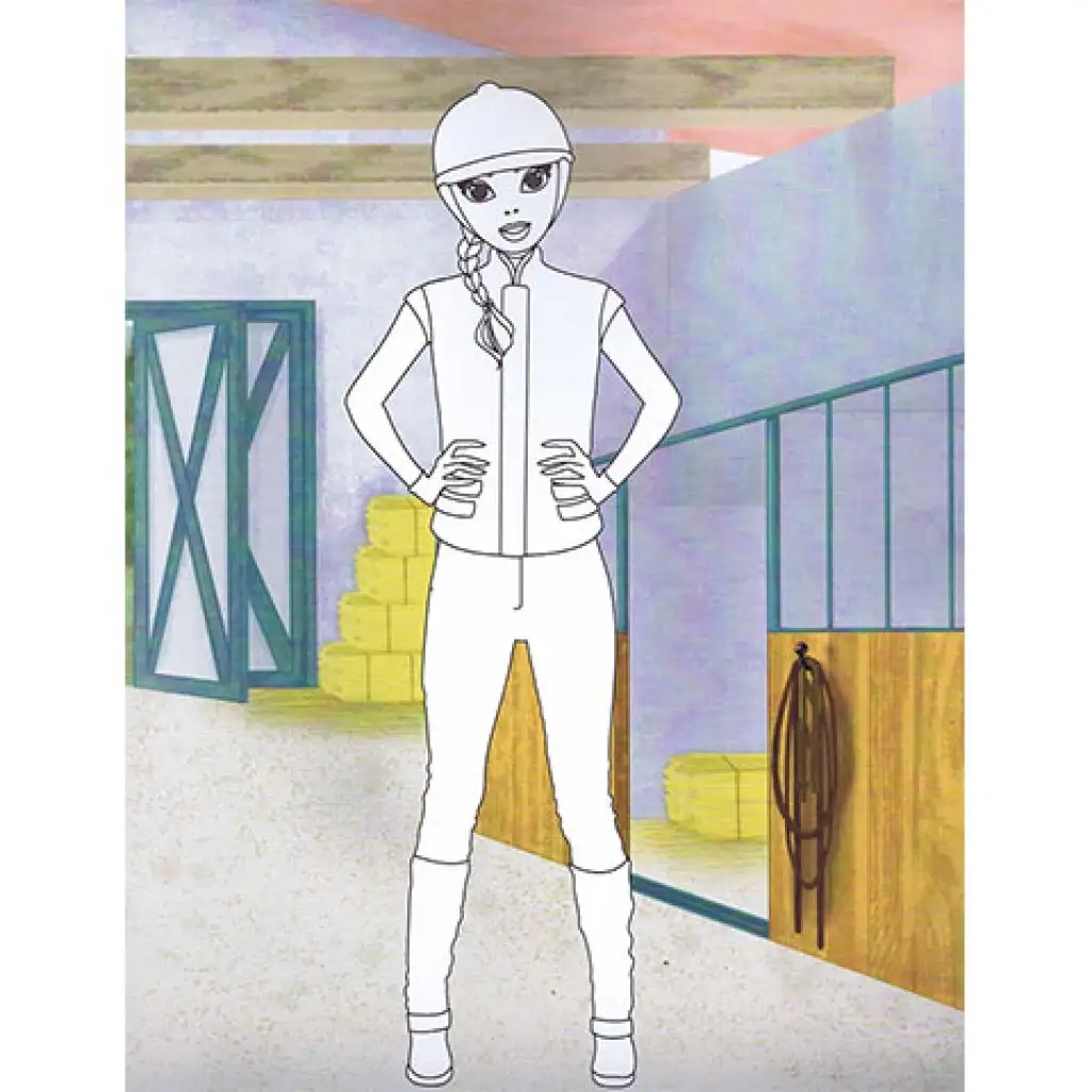 1000 ló matricája 1. - Virágos rét matricás album kép 2