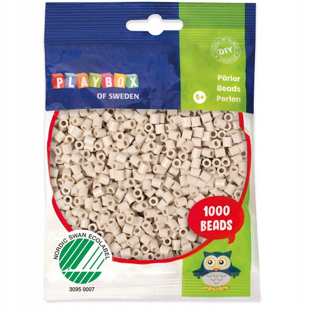 PlayBox: 5mm-es MIDI vasalható 1000db-os gyöngy világos barna színben