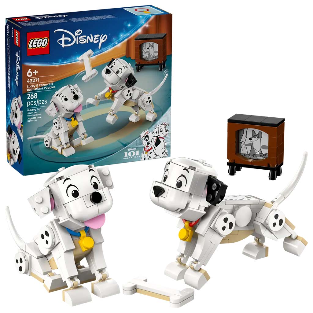 LEGO® Disney: 101 kiskutya: Kuksi és Pelyhes dalmatakölykök (43271)