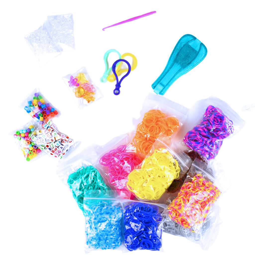 WeCool: ILY DIY gumikarkötő készítő szett gyöngyökkel kép 3