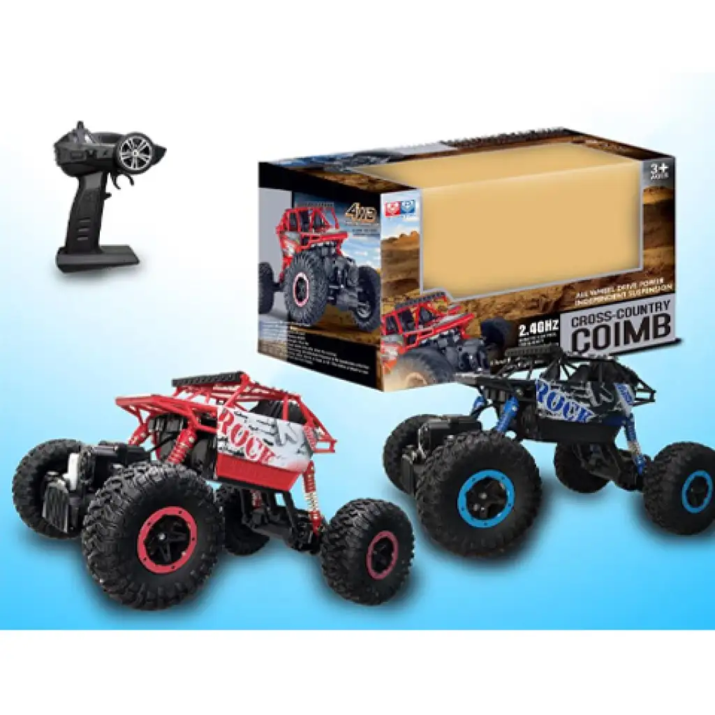 Távirányítós RC hegymászó terepjáró kétféle változatban 1/16 2,4GHz