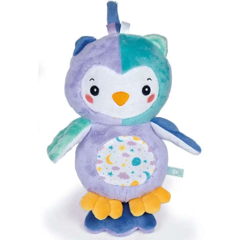 Baby bagoly plüss fénnyel - Clementoni kép 2