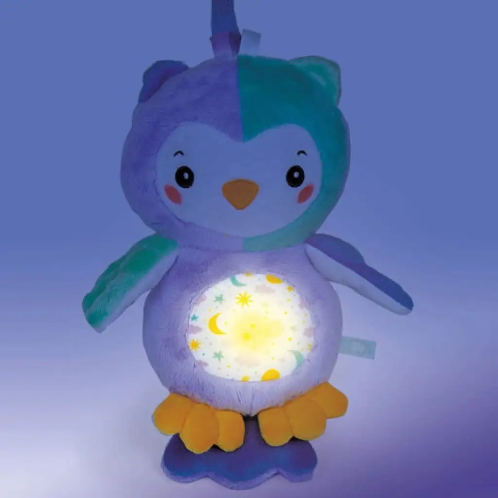 Baby bagoly plüss fénnyel - Clementoni kép 3