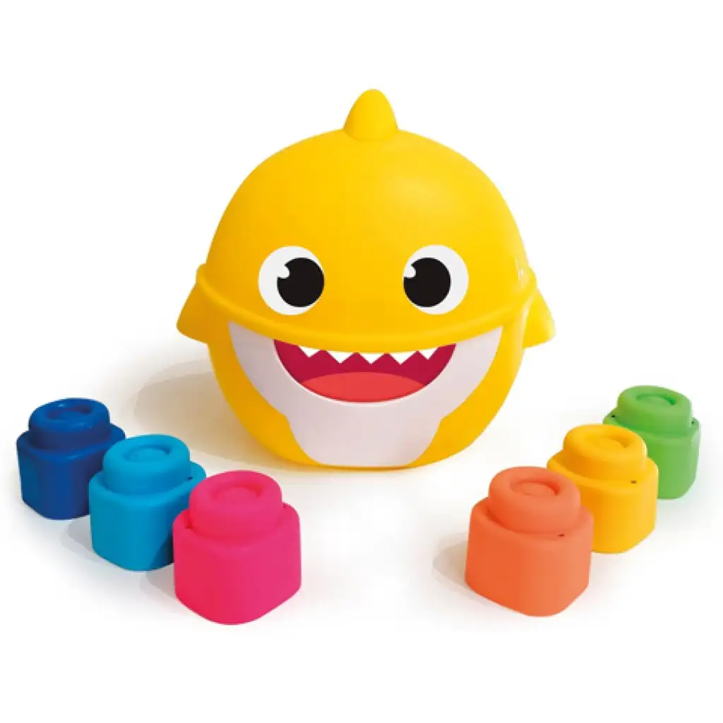 Baby Shark építőkocka tárolóban - Clementoni kép 2
