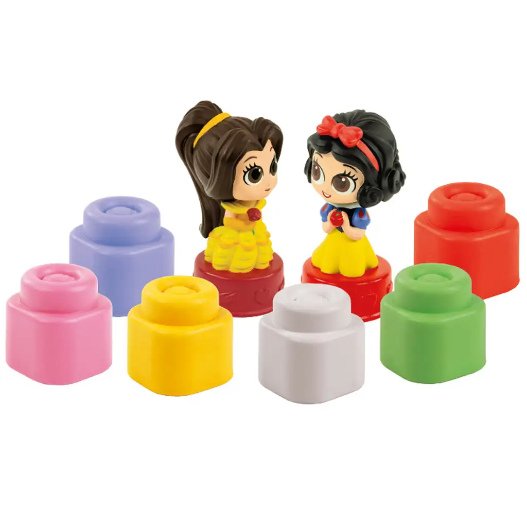 Clemmy: Disney Princess puha építőkockák fejlesztőjáték - Clementoni kép 2