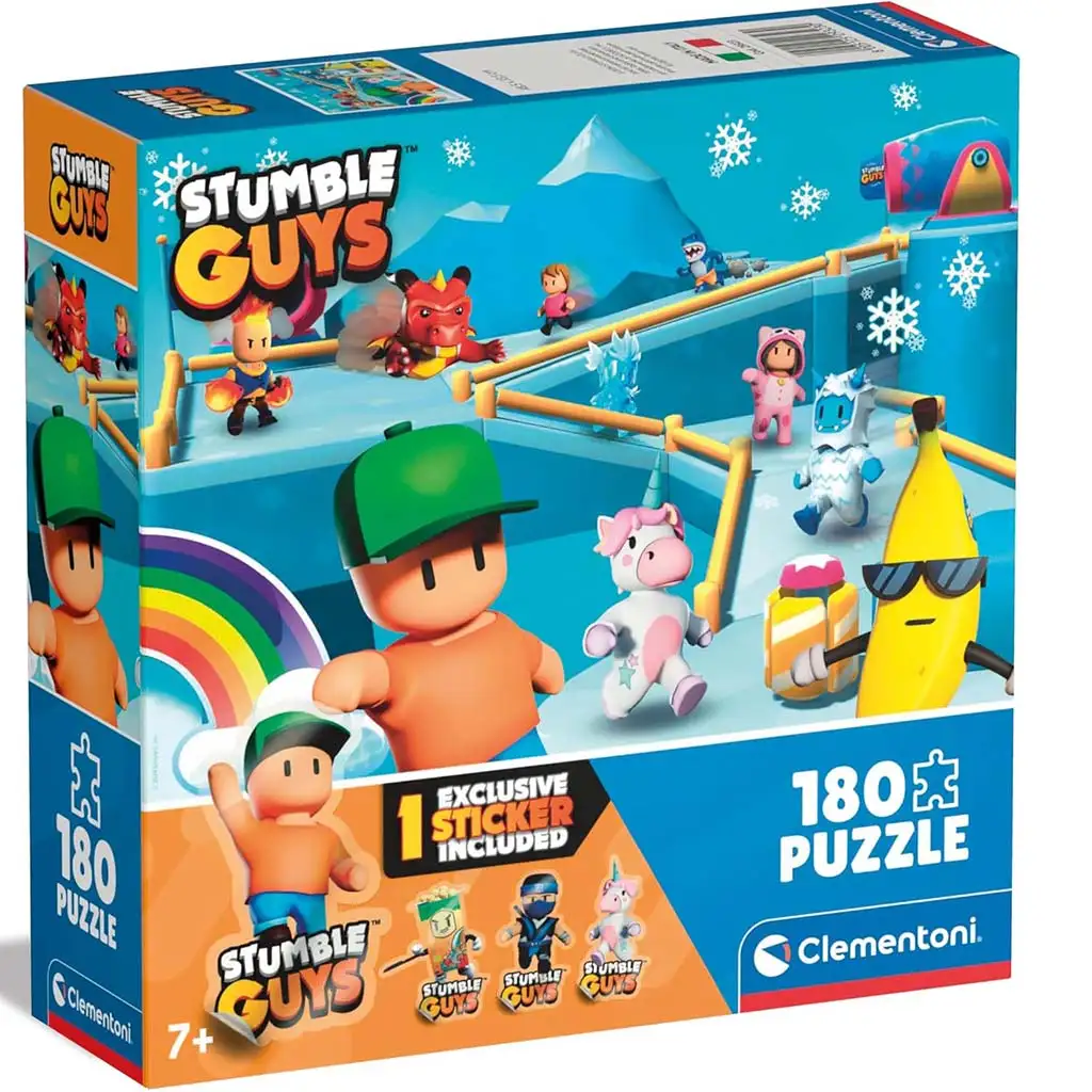 Stumble Guys Út a győzelem felé 180db-os super puzzle - Clementoni