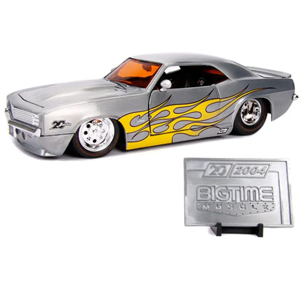 1969 Chevy Camaro fém autómodell 1/24 - Simba Toys kép 2