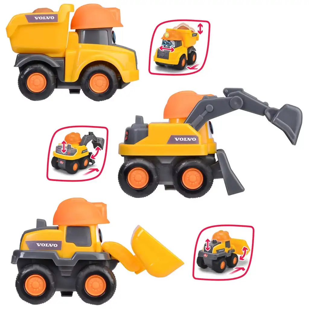 ABC Builder Team: Munkagép többféle változatban - Simba Toys kép 2