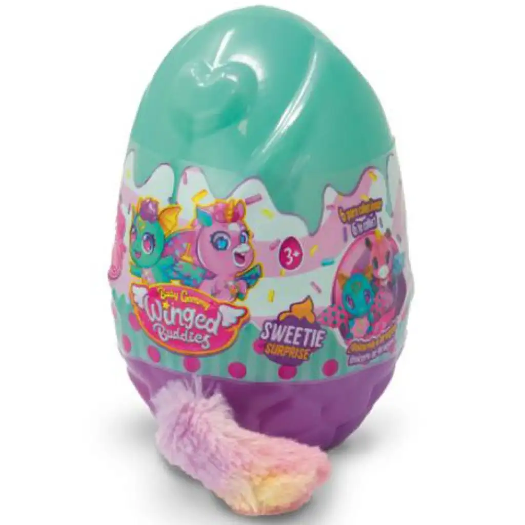 Baby Gemmy: Illatos Meglepetés tojás plüss sárkánnyal többféle változatban 1db kép 2