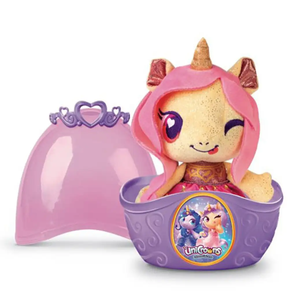 UniCrowns: Hercegnő unikornisok kristálytojás többféle változatban 1db