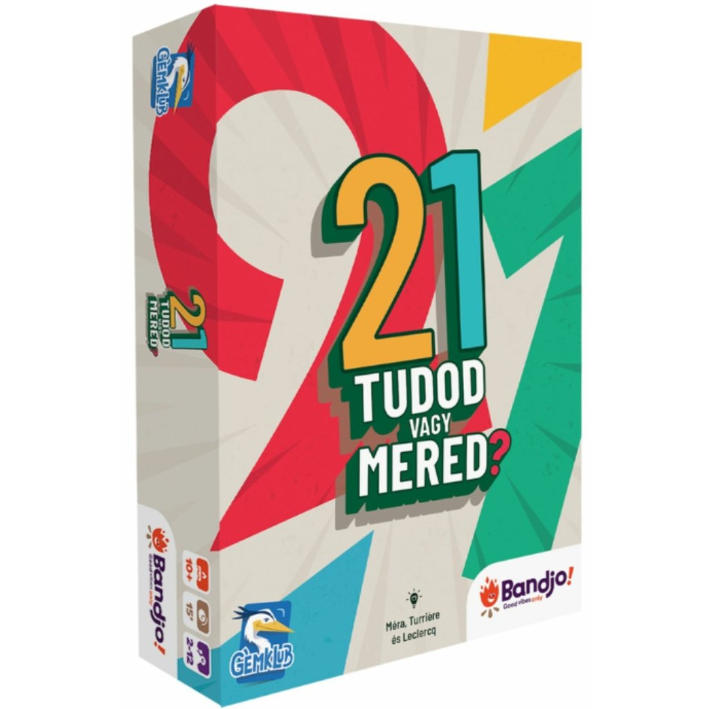 21 - Tudod vagy mered? társasjáték