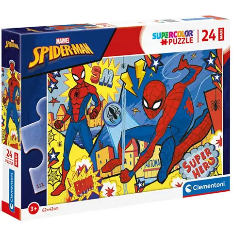 Marvel: Pókember Supercolor Maxi puzzle 24db-os - Clementoni