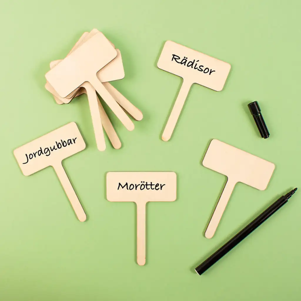 PlayBox: Fa jelölőtábla ültetéshez 10db-os szett kép 2