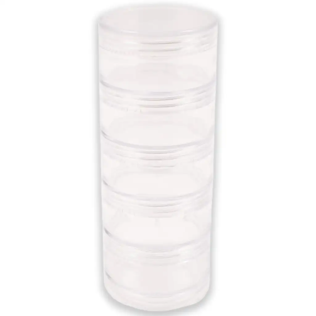 PlayBox: Átlátszó emeletes tároló tégely 15cm