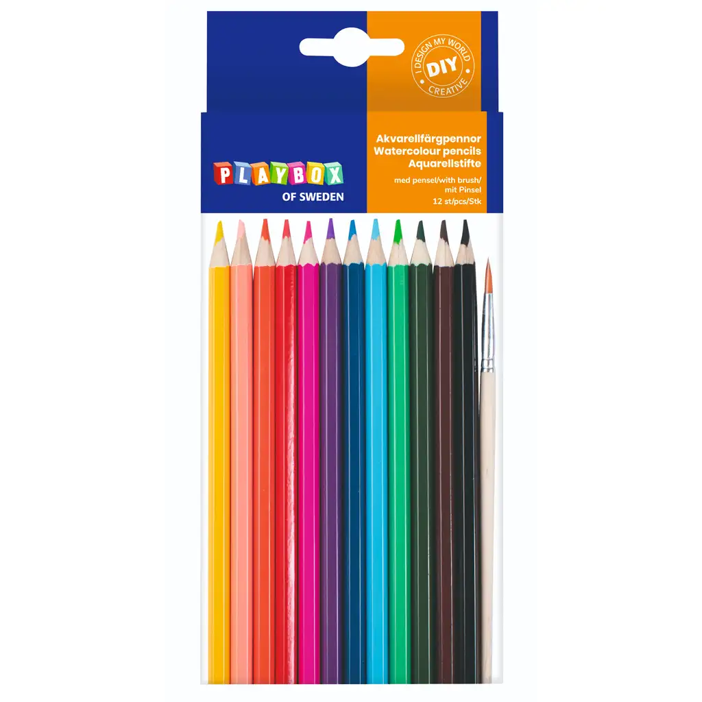 PlayBox: Akvarell 12 db-os színes ceruza szett