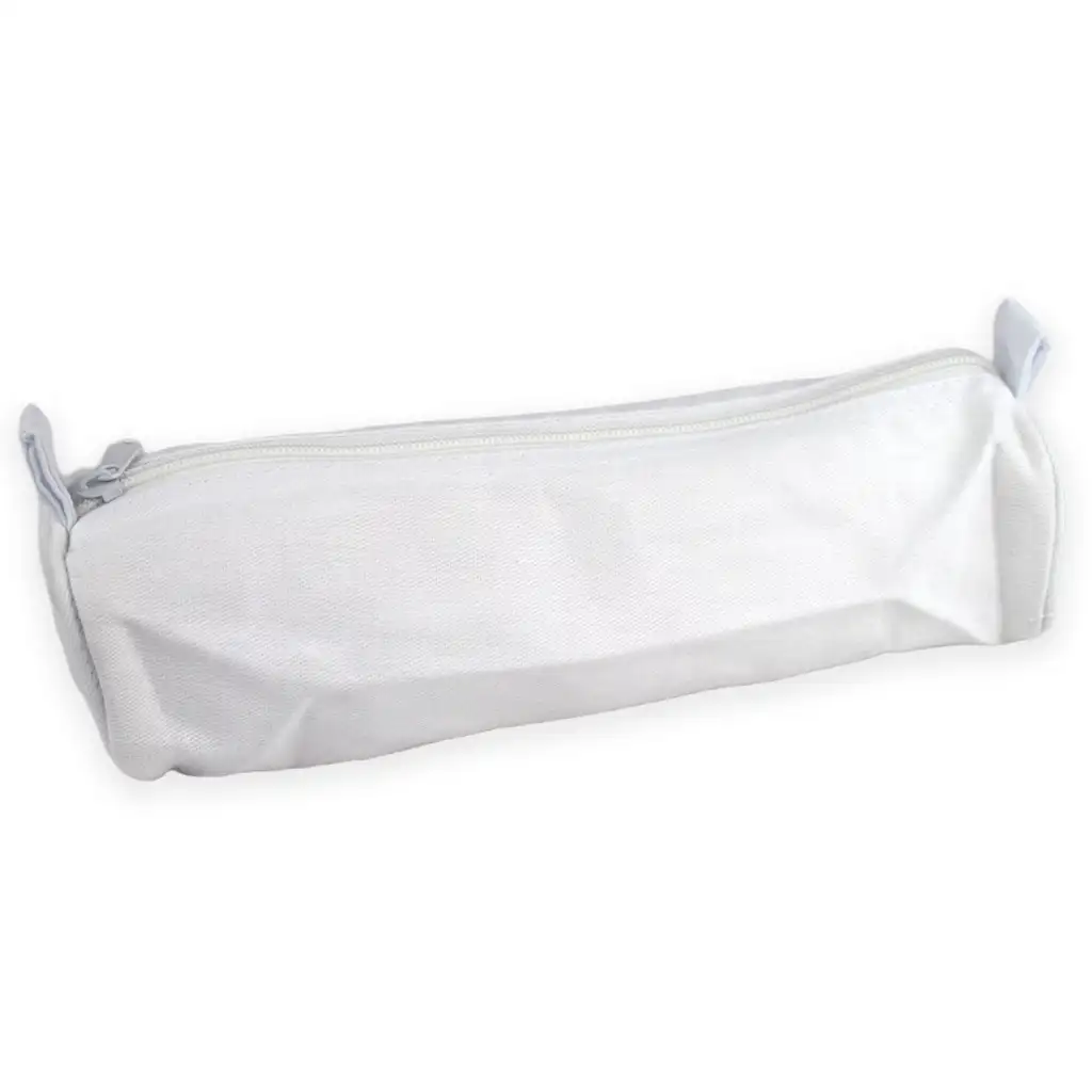 PlayBox: Fehér vászon tolltartó 25x7cm