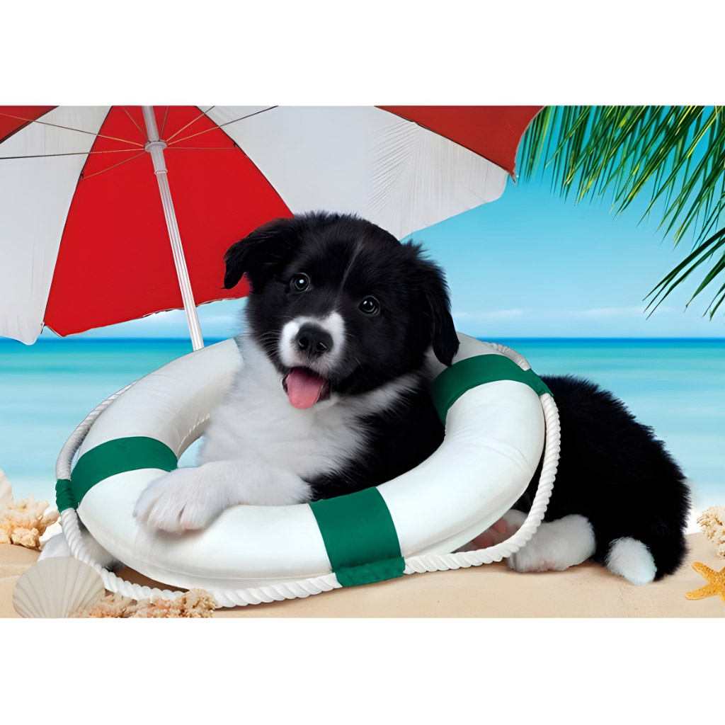 Napos tengerpart 104db-os Supercolor puzzle - Clementoni kép 2