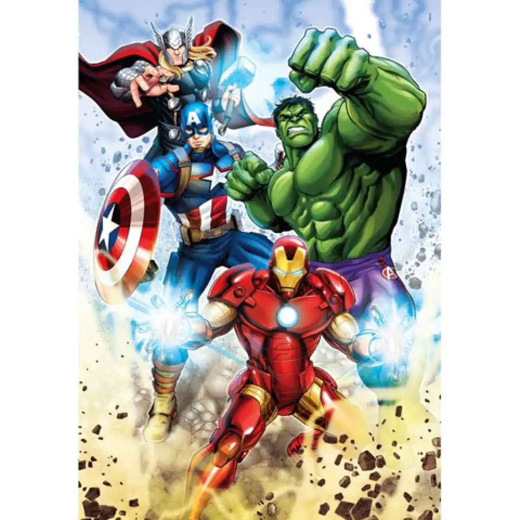Marvel: Bosszúállók Supercolor puzzle 60db-os - Clementoni kép 2