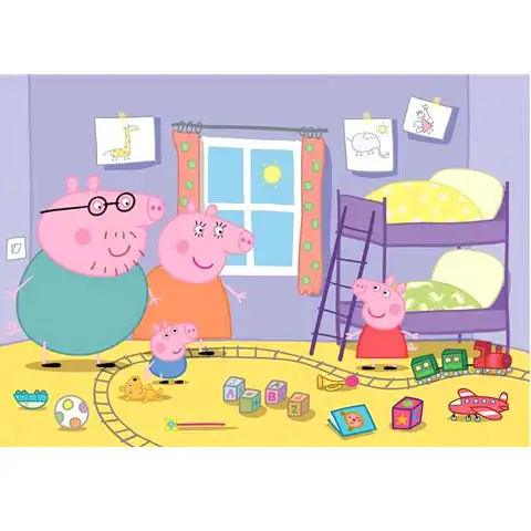 Peppa malac 60 db-os maxi puzzle - Clementoni kép 2