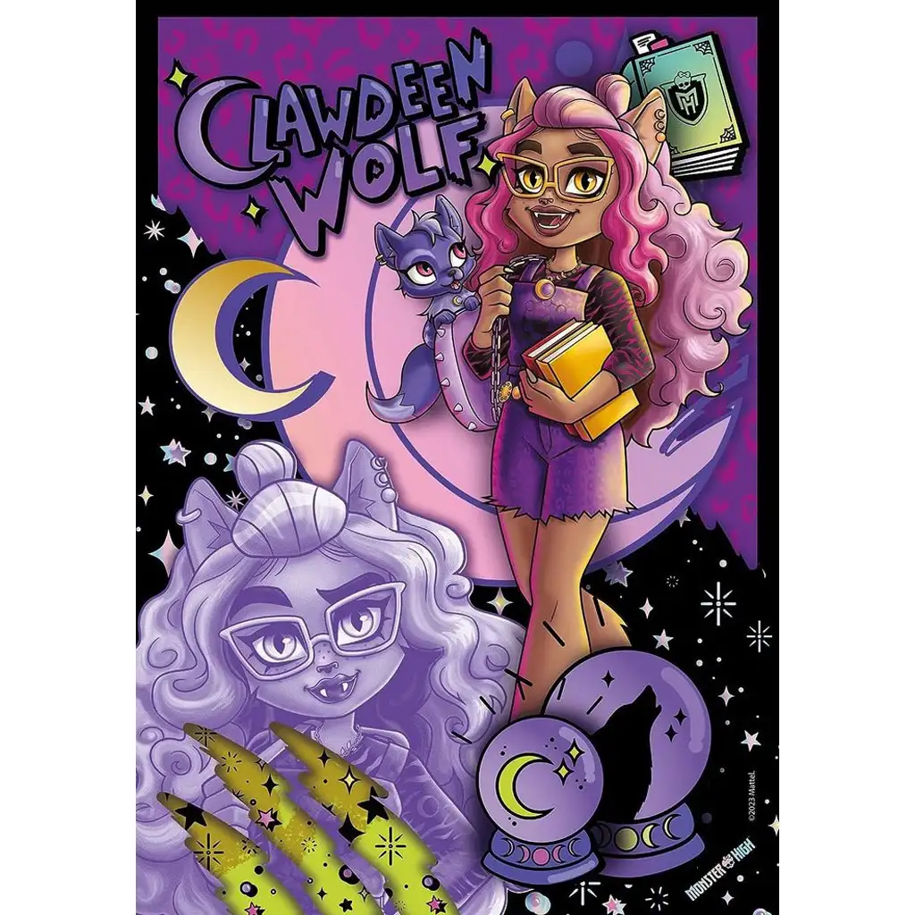 Monster High - Clawdeen Wolf 150 db-os puzzle - Clementoni kép 2