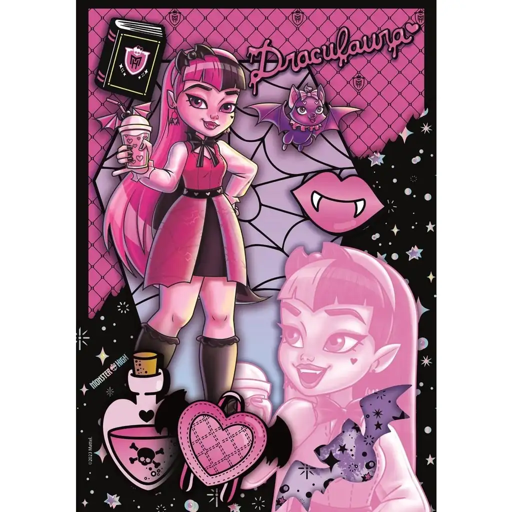 Monster High Draculaura 150 db-os puzzle - Clementoni kép 3