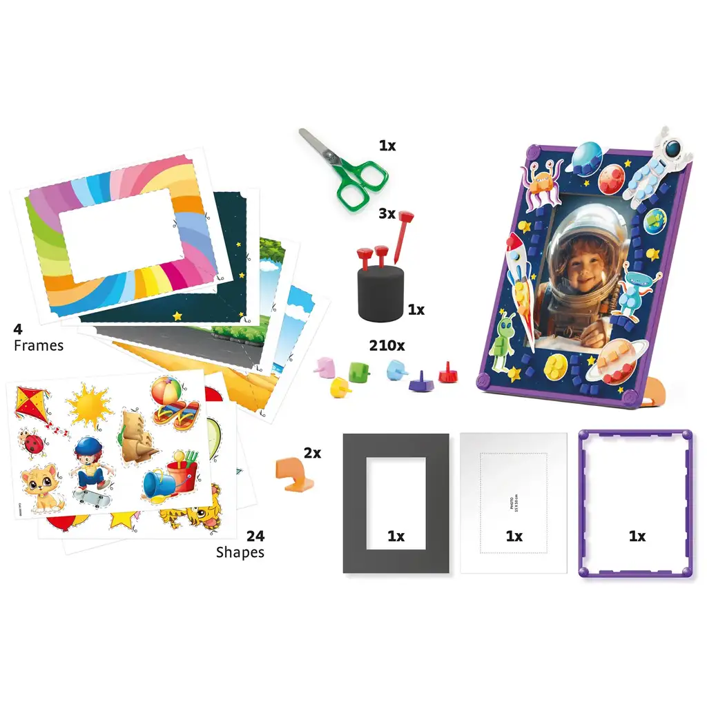 Quercetti: FantaFrame - Képkeret készítő szett kiegészítőkkel kép 4