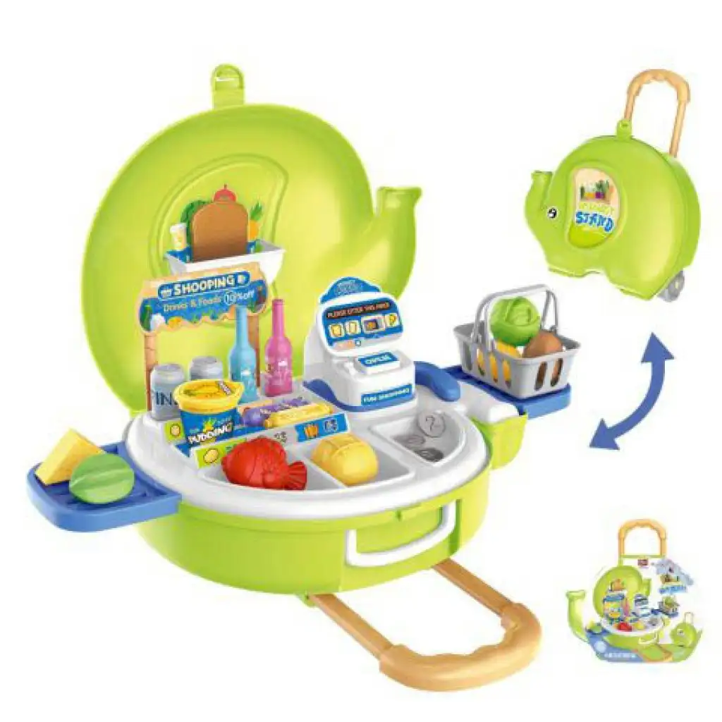 Szupermarket guruló elefántos bőröndben 30db-os