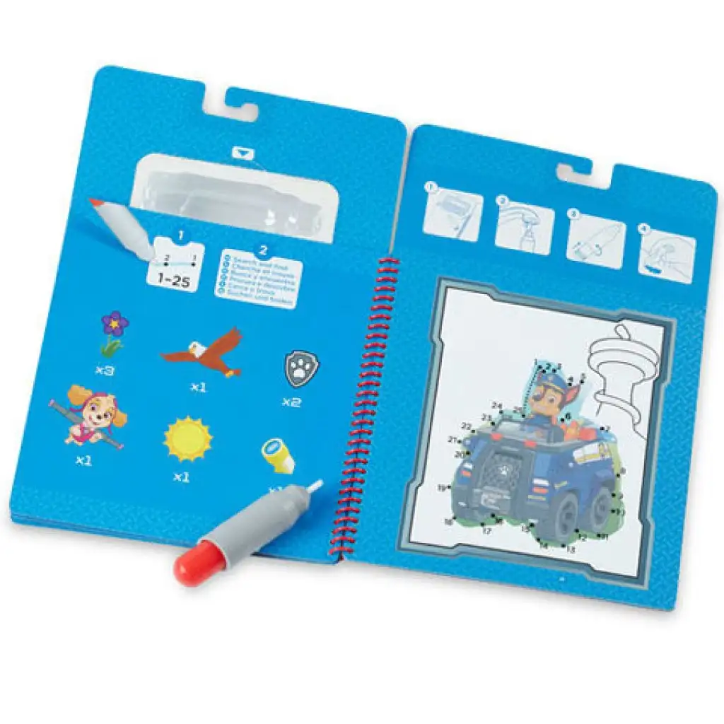 Melissa & Doug: Mancs őrjárat Chase rajzolás vízzel kreatív játék kép 2