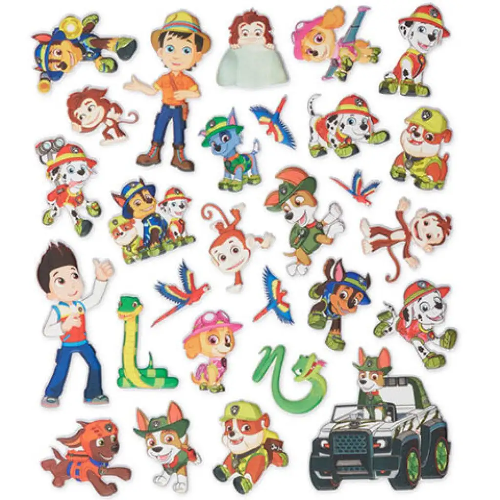 Melissa & Doug: Mancs őrjárat Dzsungel pufi matricás füzet kép 3