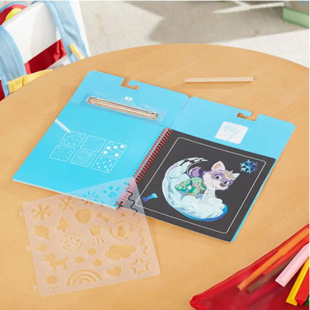 Melissa & Doug: Mancs őrjárat Skye képkarc kreatív játék kép 3