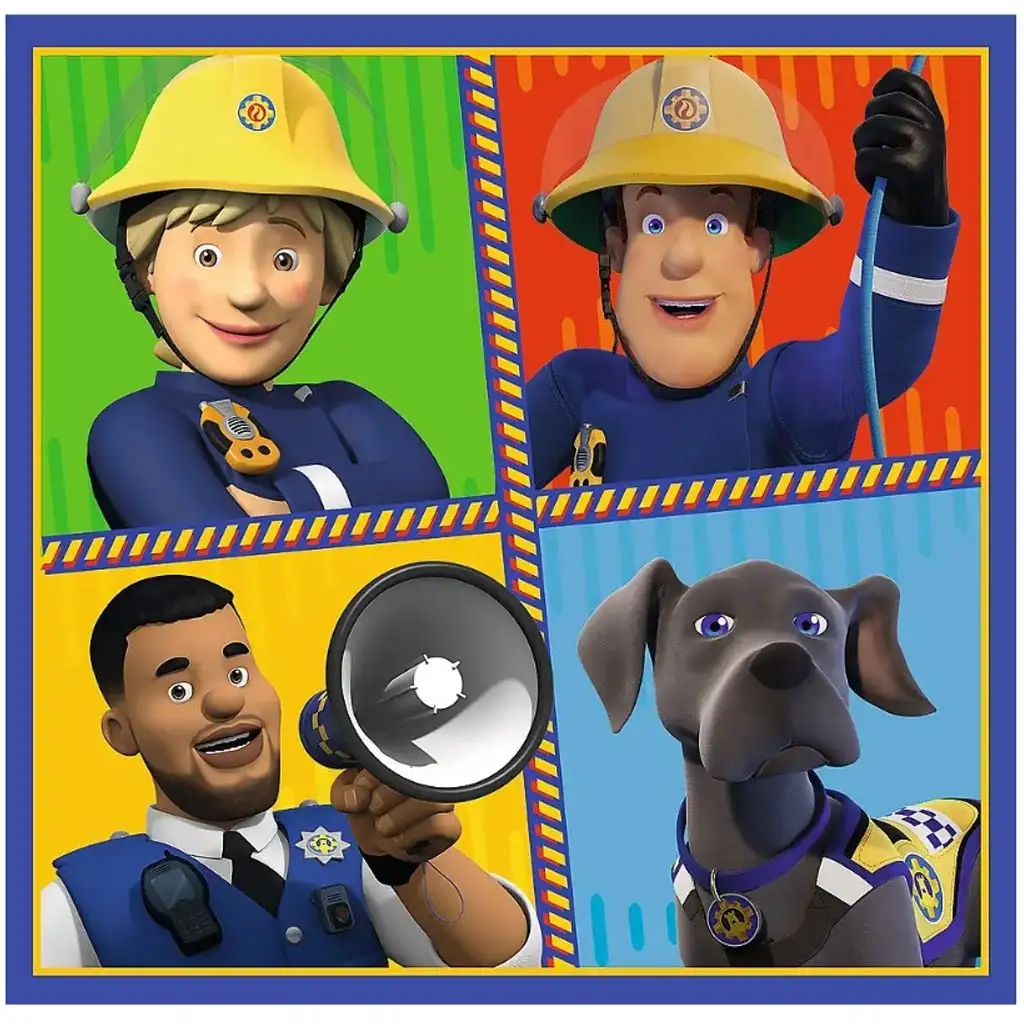 Sam a tűzoltó 3 az 1-ben 50, 36 és 20 db-os puzzle - Trefl kép 3