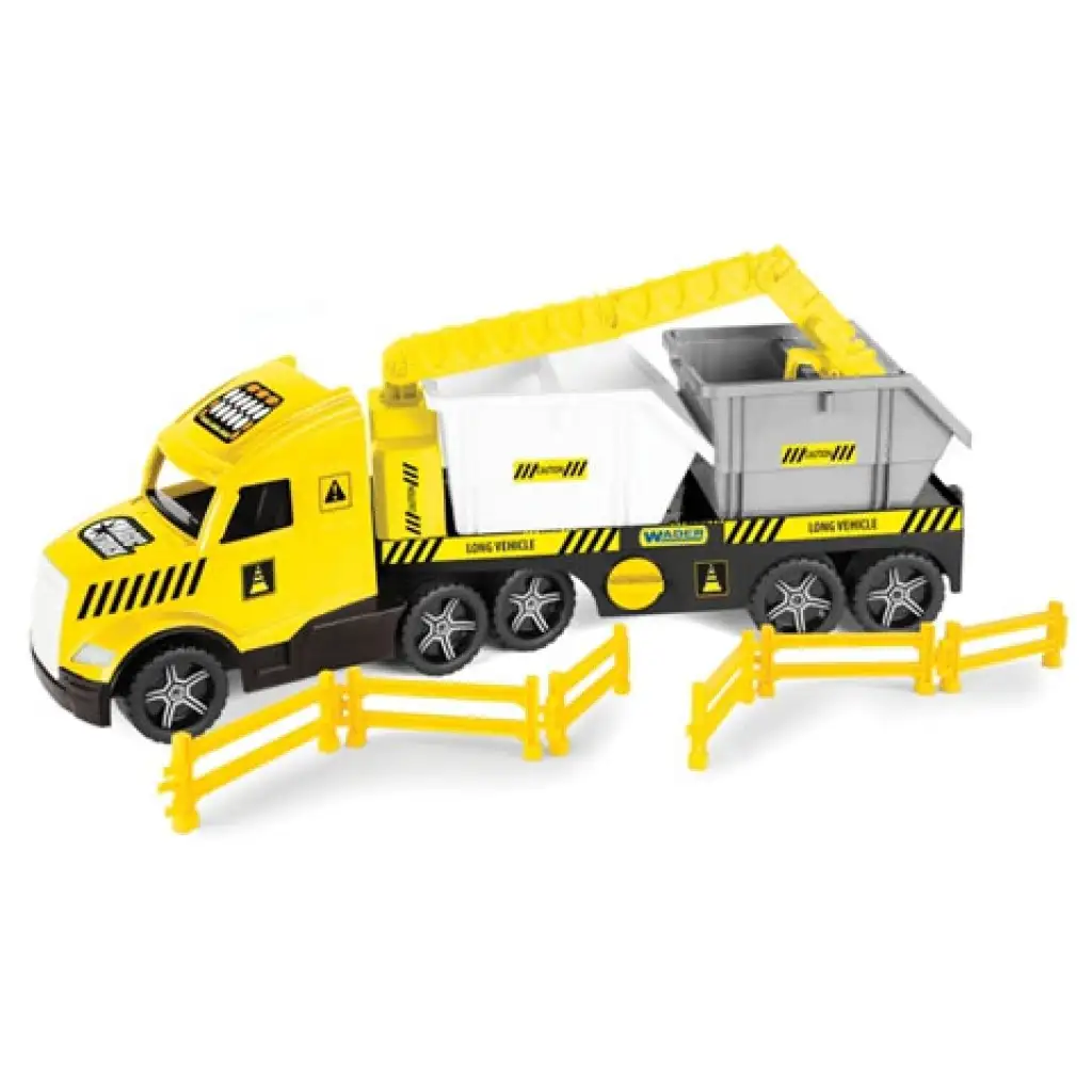 Magic Truck Technic: Kamion konténerrel és fénnyel 80cm - Wader kép 2