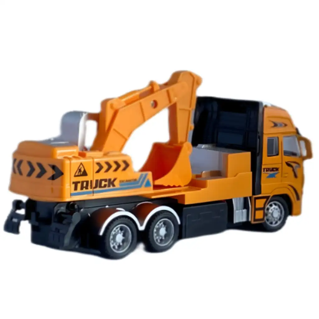 RC Távirányítós építőipari markoló vagy daruskocsi munkagép fénnyel kétféle változatban 27MHz 1/36-os méretarány 20cm kép 4