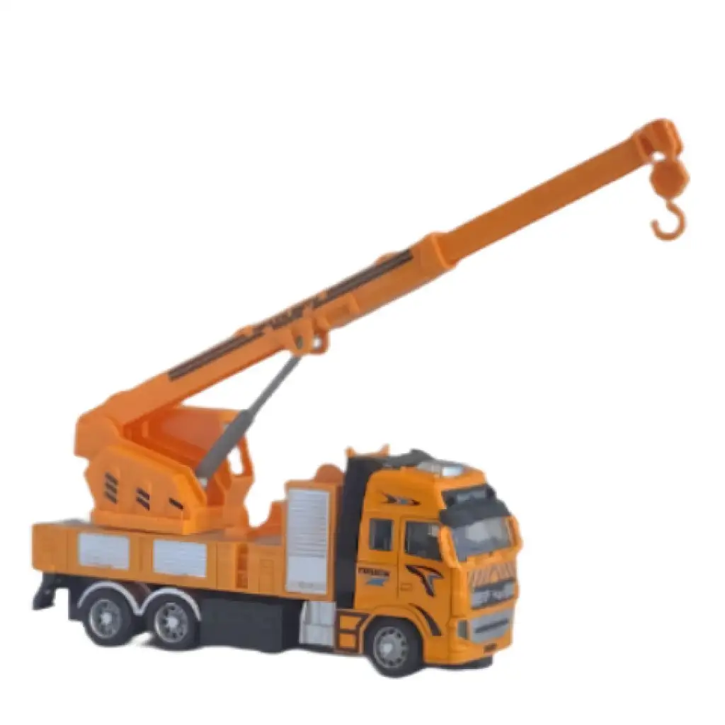 RC Távirányítós építőipari markoló vagy daruskocsi munkagép fénnyel kétféle változatban 27MHz 1/36-os méretarány 20cm kép 7