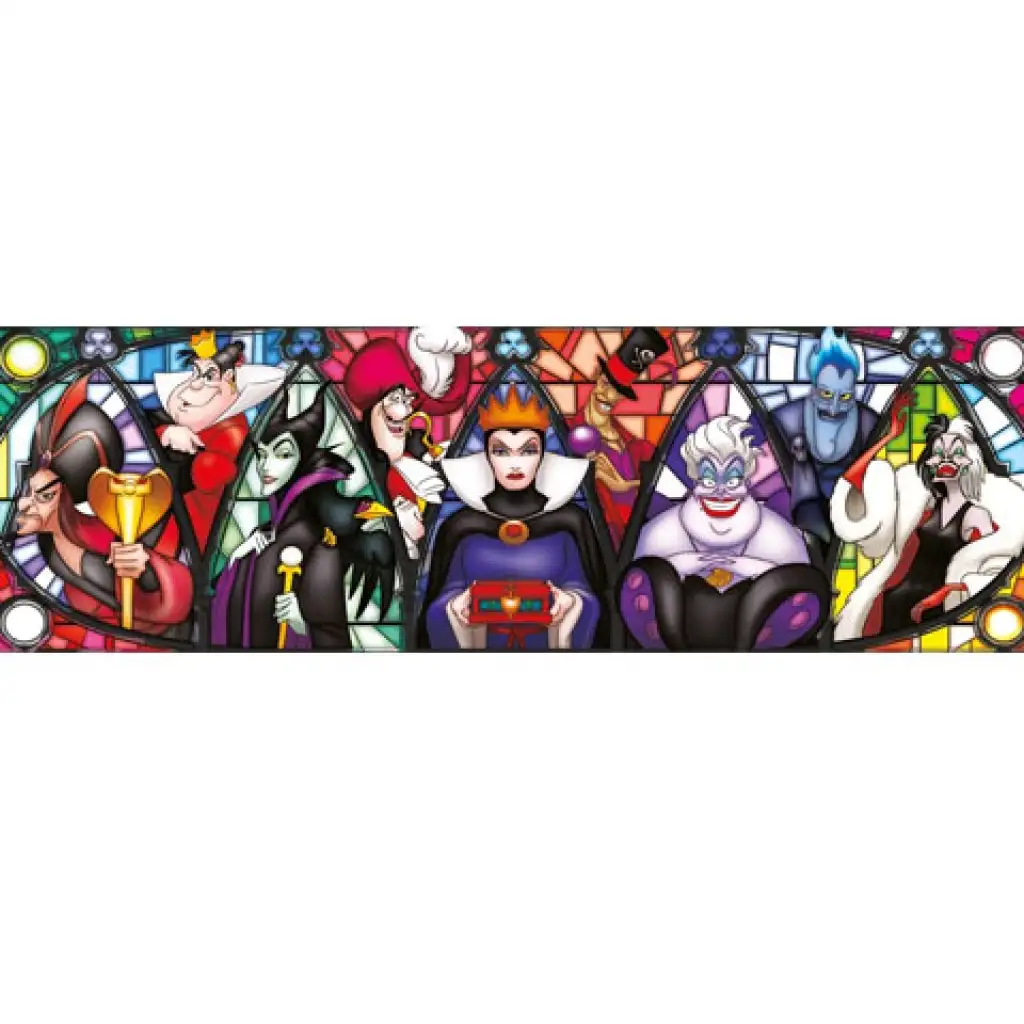 Disney fő gonoszok panoráma 1000 db-os puzzle - Clementoni kép 2