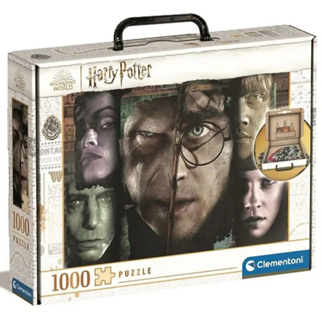 Harry Potter és a Sötét nagyúr 1000db-os puzzle bőröndben - Clementoni