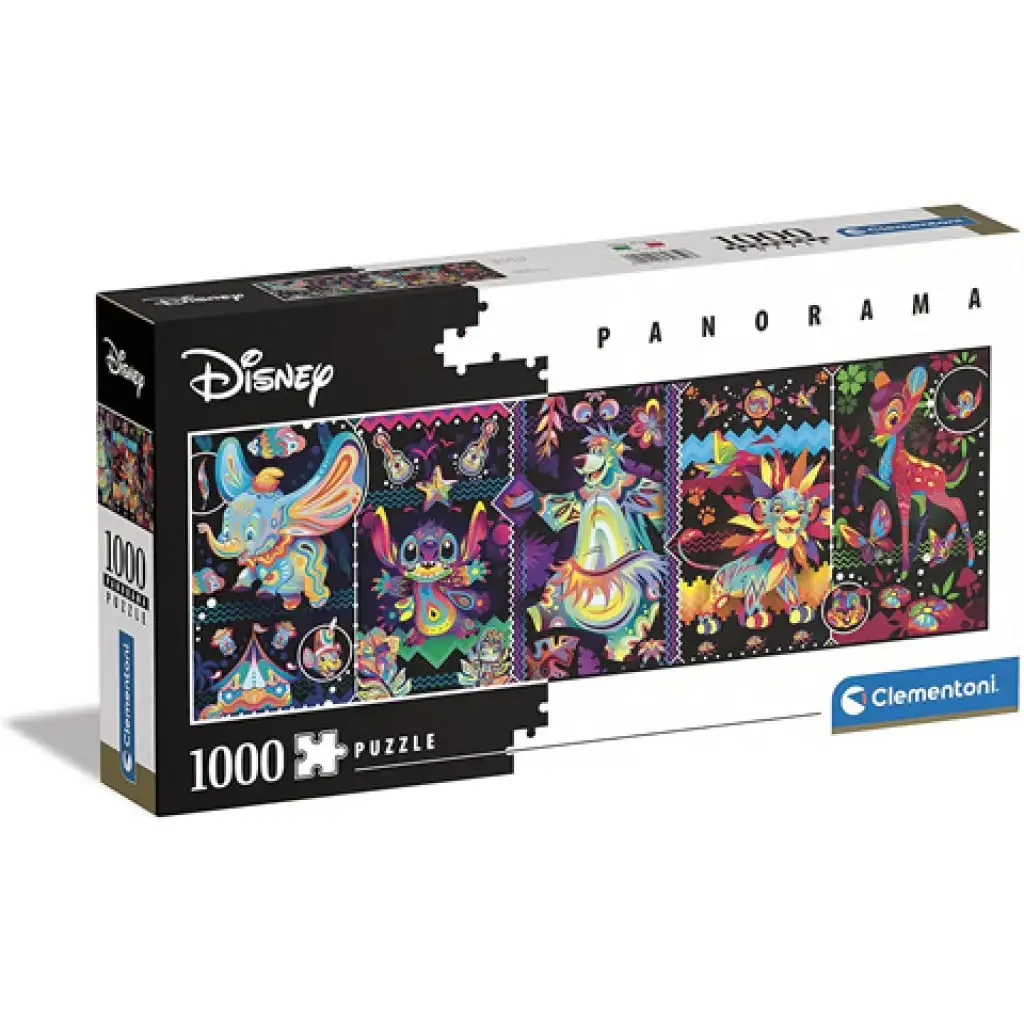 Disney Vintage színes 1000 db-os panoráma puzzle - Clementoni