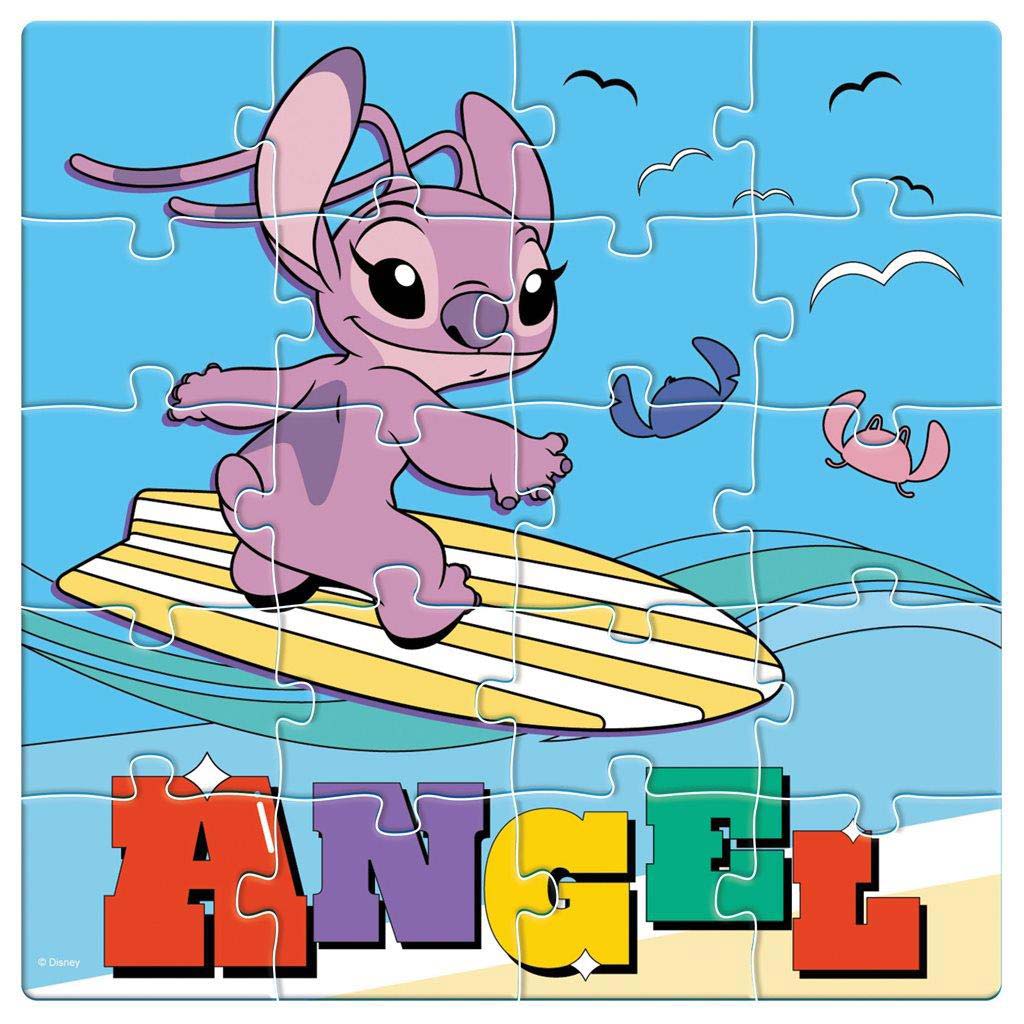 Luna: Disney Lilo és Stitch mintás 3x20db-os mágneses puzzle kép 2