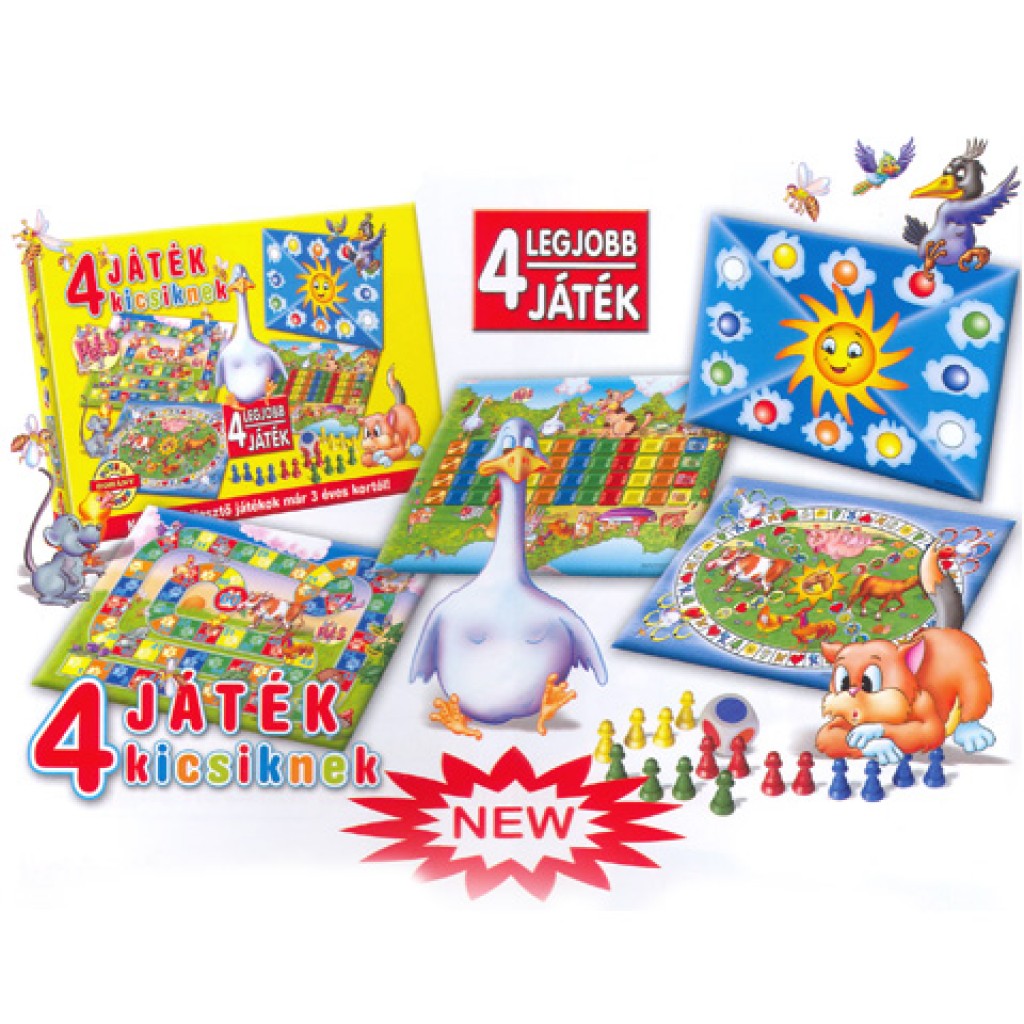 4 legjobb társasjáték kicsiknek - D-Toys