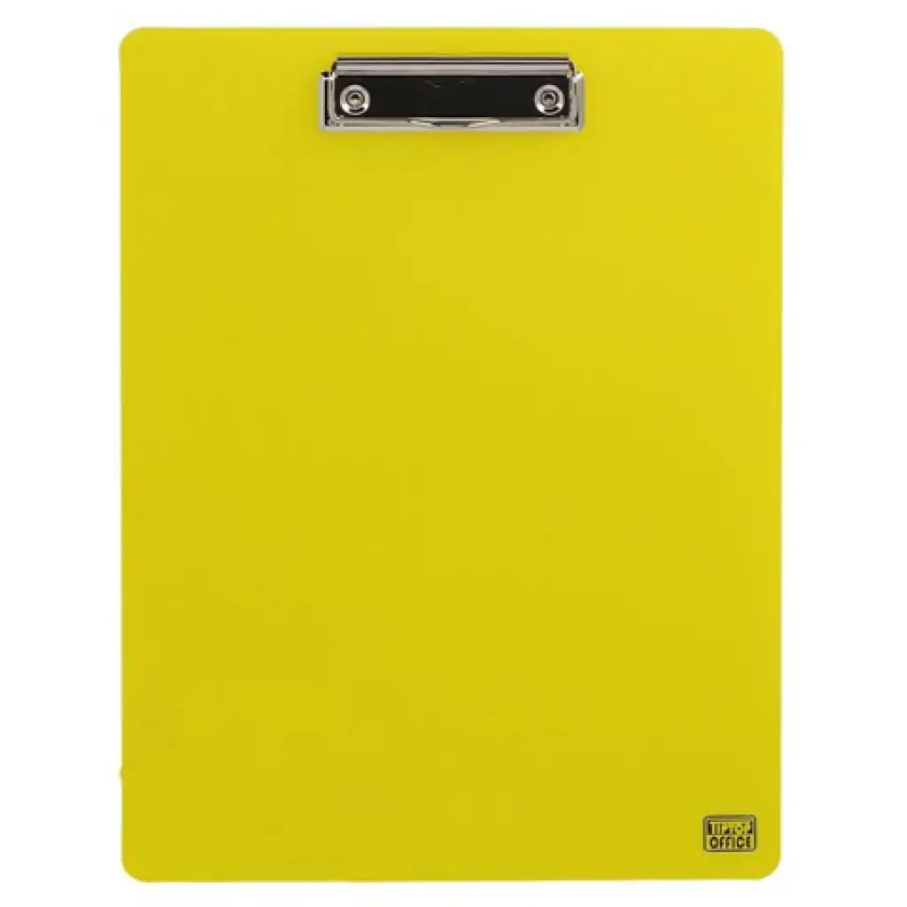 Spirit: Citromsárga csíptetős felírótábla A4-es méretben