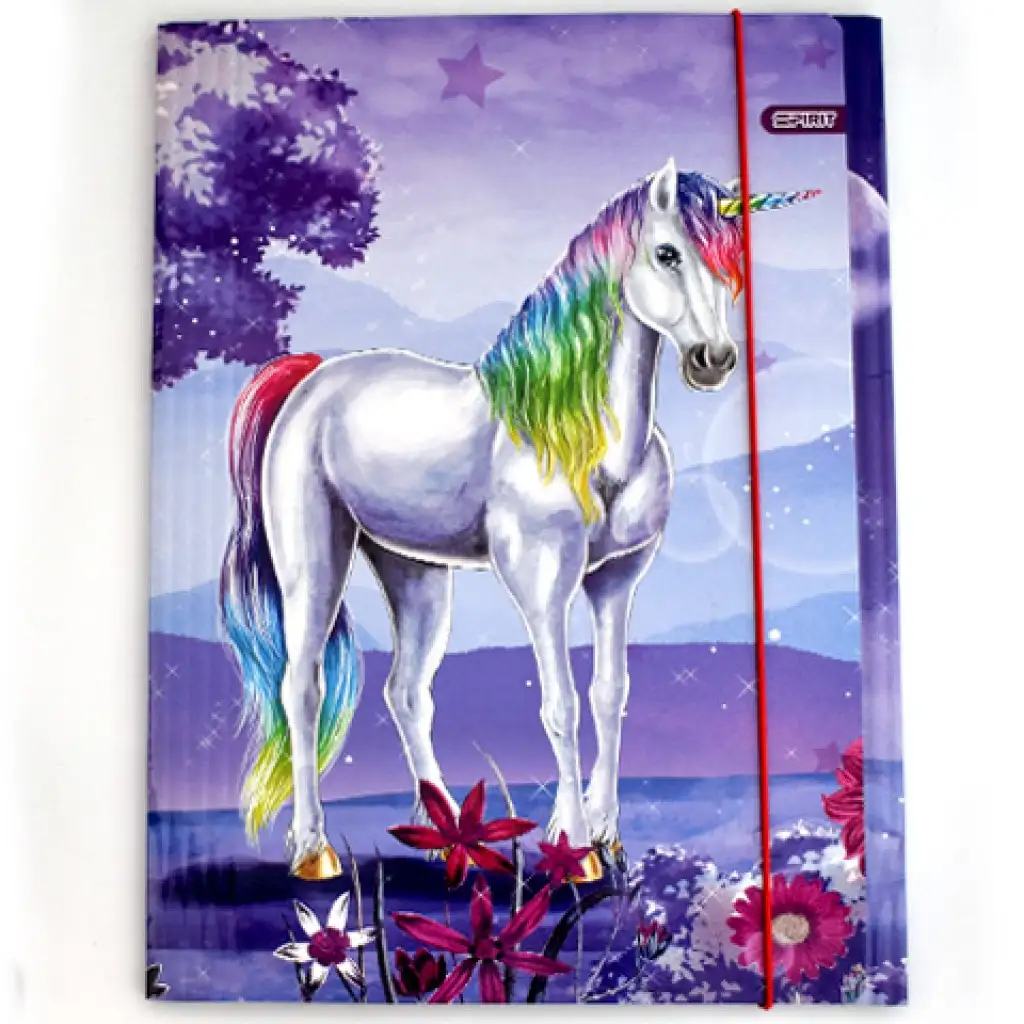 Spirit: Magical Dream unikornis mintás gumis mappa A/4-es méretben